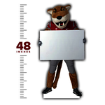 Butch Cutout 48 Inch Holding Sign