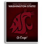 Poster, WSU Fight Song